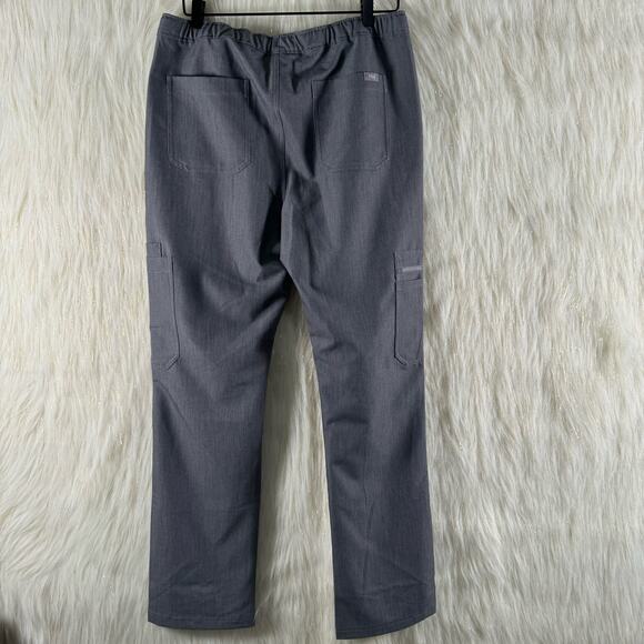 NWT Figs Cairo Scrub Pants Cargo Style Straight Leg Graphite Gray Mens Size M - Picture 5 of 9